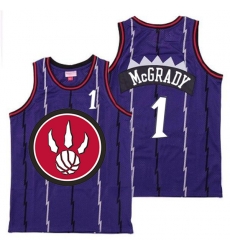 Raptors 1 Tracy McGrady Purple Red Big Logo Retro Jersey 4 Raptors 1 Tracy McGrady Purple Red Big Logo Retro Jersey 4