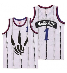 Raptors 1 Tracy McGrady White Throwback Jersey Raptors 1 Tracy McGrady White Throwback Jersey