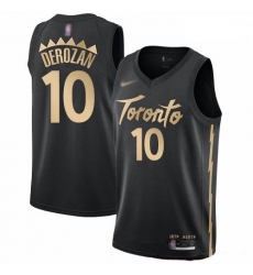 Raptors 10 DeMar DeRozan Black Basketball Swingman City Edition 2019 20 Jersey Raptors 10 DeMar DeRozan Black Basketball Swingman City Edition 2019 20 Jersey