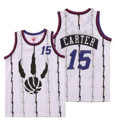 Raptors 15 Vince Carter White Throwback Jersey Raptors 15 Vince Carter White Throwback Jersey