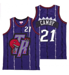 Raptors 21 Marcus Camby Purple Big Gray TR Logo Retro Jersey0 Raptors 21 Marcus Camby Purple Big Gray TR Logo Retro Jersey0