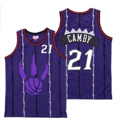 Raptors 21 Marcus Camby Purple Logo Retro Jersey Raptors 21 Marcus Camby Purple Logo Retro Jersey