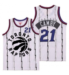 Raptors 21 Marcus Camby White Retro Jersey Raptors 21 Marcus Camby White Retro Jersey