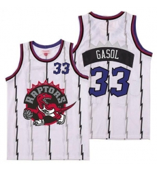 Raptors 33 Marc Gasol White Big Gray Red Logo Retro Jersey1 Raptors 33 Marc Gasol White Big Gray Red Logo Retro Jersey1