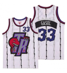 Raptors 33 Marc Gasol White Big Gray TR Logo Retro Jersey0 Raptors 33 Marc Gasol White Big Gray TR Logo Retro Jersey0