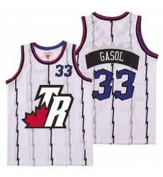 Raptors 33 Marc Gasol White Big White TR Logo Retro Jersey 7 Raptors 33 Marc Gasol White Big White TR Logo Retro Jersey 7