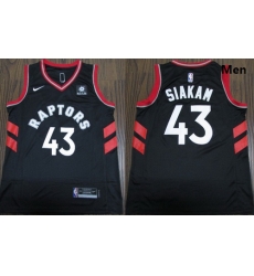 Raptors 43 Pascal Siakam Black Nike Swingman Jersey Raptors 43 Pascal Siakam Black Nike Swingman Jersey