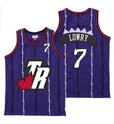 Raptors 7 Kyle Lowry Purple Big White TR Logo Retro Jersey 8 Raptors 7 Kyle Lowry Purple Big White TR Logo Retro Jersey 8