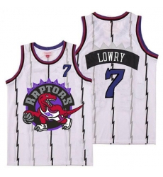 Raptors 7 Kyle Lowry White Big Logo Retro Jersey 8 Raptors 7 Kyle Lowry White Big Logo Retro Jersey 8