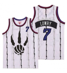 Raptors 7 Kyle Lowry White Throwback Jersey Raptors 7 Kyle Lowry White Throwback Jersey