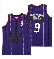 Raptors 9 Serge Ibaka Purple Throwback Jersey Raptors 9 Serge Ibaka Purple Throwback Jersey