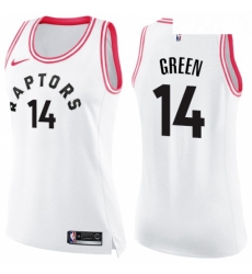 Womens Nike Toronto Raptors 14 Danny Green Swingman White Pink Fashion NBA Jersey Womens Nike Toronto Raptors 14 Danny Green Swingman White Pink Fashion NBA Jersey