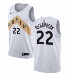 Womens Nike Toronto Raptors 22 Malachi Richardson Swingman White NBA Jersey City Edition Womens Nike Toronto Raptors 22 Malachi Richardson Swingman White NBA Jersey City Edition