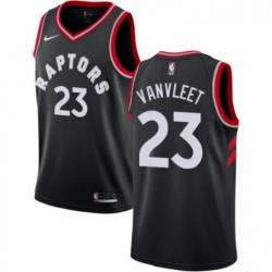 Womens Nike Toronto Raptors 23 Fred VanVleet Swingman Black NBA Jersey Statement Edition 