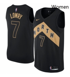 Womens Nike Toronto Raptors 7 Kyle Lowry Swingman Black NBA Jersey City Edition Womens Nike Toronto Raptors 7 Kyle Lowry Swingman Black NBA Jersey City Edition