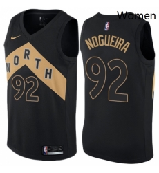 Womens Nike Toronto Raptors 92 Lucas Nogueira Swingman Black NBA Jersey City Edition Womens Nike Toronto Raptors 92 Lucas Nogueira Swingman Black NBA Jersey City Edition