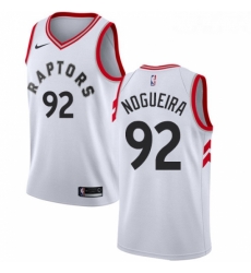 Womens Nike Toronto Raptors 92 Lucas Nogueira Swingman White NBA Jersey Association Edition Womens Nike Toronto Raptors 92 Lucas Nogueira Swingman White NBA Jersey Association Edition