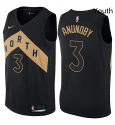 Youth Nike Toronto Raptors 3 OG Anunoby Swingman Black NBA Jersey City Edition Youth Nike Toronto Raptors 3 OG Anunoby Swingman Black NBA Jersey City Edition