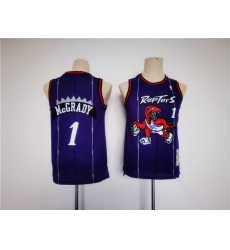 Youth Toronto Raptors 1 Tracy Mcgrady Purple Stitched Basketball Jersey Youth Toronto Raptors 1 Tracy Mcgrady Purple Stitched Basketball Jersey