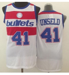 Men Adidas Washington Wizards 41 Wes Unseld Swingman Bullets Throwback White NBA Jersey Men Adidas Washington Wizards 41 Wes Unseld Swingman Bullets Throwback White NBA Jersey