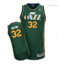 Mens Adidas Utah Jazz 32 Karl Malone Authentic Green Alternate NBA Jersey Mens Adidas Utah Jazz 32 Karl Malone Authentic Green Alternate NBA Jersey