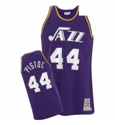 Mens Adidas Utah Jazz 44 Pete Maravich Swingman Purple Pistol NBA Jersey Mens Adidas Utah Jazz 44 Pete Maravich Swingman Purple Pistol NBA Jersey