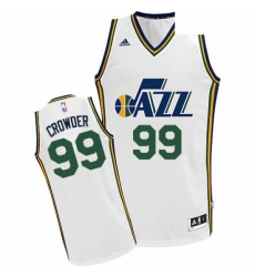 Mens Adidas Utah Jazz 99 Jae Crowder Swingman White Home NBA Jersey Mens Adidas Utah Jazz 99 Jae Crowder Swingman White Home NBA Jersey