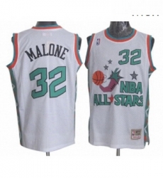 Mens Mitchell and Ness Utah Jazz 32 Karl Malone Authentic White 1996 All Star Throwback NBA Jersey Mens Mitchell and Ness Utah Jazz 32 Karl Malone Authentic White 1996 All Star Throwback NBA Jersey