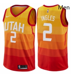 Mens Nike Utah Jazz 2 Joe Ingles Orange NBA Swingman City Edition Jersey Mens Nike Utah Jazz 2 Joe Ingles Orange NBA Swingman City Edition Jersey