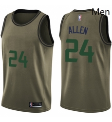 Mens Nike Utah Jazz 24 Grayson Allen Swingman Green Salute to Service NBA Jersey Mens Nike Utah Jazz 24 Grayson Allen Swingman Green Salute to Service NBA Jersey