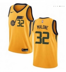 Mens Nike Utah Jazz 32 Karl Malone Authentic Gold NBA Jersey Statement Edition Mens Nike Utah Jazz 32 Karl Malone Authentic Gold NBA Jersey Statement Edition