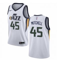 Mens Nike Utah Jazz 45 Donovan Mitchell Authentic NBA Jersey Association Edition Mens Nike Utah Jazz 45 Donovan Mitchell Authentic NBA Jersey Association Edition