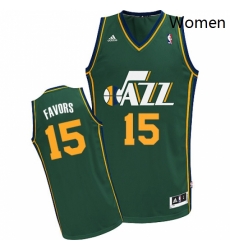 Womens Adidas Utah Jazz 15 Derrick Favors Swingman Green Alternate NBA Jersey Womens Adidas Utah Jazz 15 Derrick Favors Swingman Green Alternate NBA Jersey