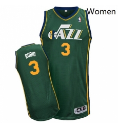 Womens Adidas Utah Jazz 3 Ricky Rubio Authentic Green Alternate NBA Jersey Womens Adidas Utah Jazz 3 Ricky Rubio Authentic Green Alternate NBA Jersey