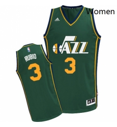 Womens Adidas Utah Jazz 3 Ricky Rubio Swingman Green Alternate NBA Jersey Womens Adidas Utah Jazz 3 Ricky Rubio Swingman Green Alternate NBA Jersey