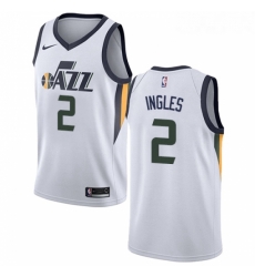 Womens Nike Utah Jazz 2 Joe Ingles White NBA Swingman Association Edition Jersey Womens Nike Utah Jazz 2 Joe Ingles White NBA Swingman Association Edition Jersey