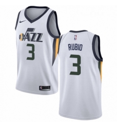 Womens Nike Utah Jazz 3 Ricky Rubio Authentic NBA Jersey Association Edition Womens Nike Utah Jazz 3 Ricky Rubio Authentic NBA Jersey Association Edition
