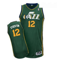 Youth Adidas Utah Jazz 12 John Stockton Authentic Green Alternate NBA Jersey Youth Adidas Utah Jazz 12 John Stockton Authentic Green Alternate NBA Jersey