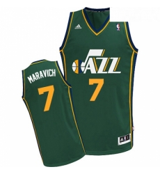 Youth Adidas Utah Jazz 7 Pete Maravich Swingman Green Alternate NBA Jersey Youth Adidas Utah Jazz 7 Pete Maravich Swingman Green Alternate NBA Jersey