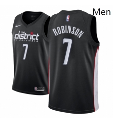 Men NBA 2018 19 Washington Wizards 7 Devin Robinson City Edition Black Jersey Men NBA 2018 19 Washington Wizards 7 Devin Robinson City Edition Black Jersey