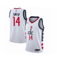 Men Washington Wizards Ish Smith Swingman White Basketball Jersey 2019 20 City Edition Men Washington Wizards Ish Smith Swingman White Basketball Jersey 2019 20 City Edition