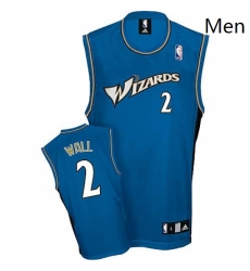 Mens Adidas Washington Wizards 2 John Wall Authentic Blue NBA Jersey Mens Adidas Washington Wizards 2 John Wall Authentic Blue NBA Jersey