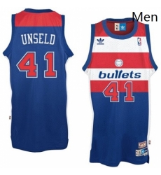 Mens Adidas Washington Wizards 41 Wes Unseld Swingman Bullets Throwback Blue NBA Jersey Mens Adidas Washington Wizards 41 Wes Unseld Swingman Bullets Throwback Blue NBA Jersey