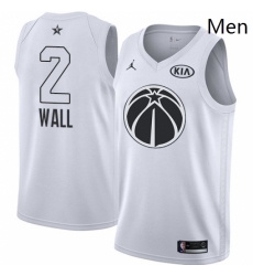 Mens Nike Jordan Washington Wizards 2 John Wall Swingman White 2018 All Star Game NBA Jersey Mens Nike Jordan Washington Wizards 2 John Wall Swingman White 2018 All Star Game NBA Jersey