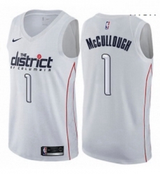 Mens Nike Washington Wizards 1 Chris McCullough Authentic White NBA Jersey City Edition Mens Nike Washington Wizards 1 Chris McCullough Authentic White NBA Jersey City Edition