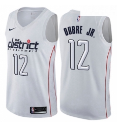 Mens Nike Washington Wizards 12 Kelly Oubre Jr Authentic White NBA Jersey City Edition Mens Nike Washington Wizards 12 Kelly Oubre Jr Authentic White NBA Jersey City Edition