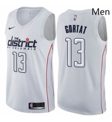 Mens Nike Washington Wizards 13 Marcin Gortat Authentic White NBA Jersey City Edition Mens Nike Washington Wizards 13 Marcin Gortat Authentic White NBA Jersey City Edition