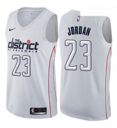 Mens Nike Washington Wizards 23 Michael Jordan Swingman White NBA Jersey City Edition Mens Nike Washington Wizards 23 Michael Jordan Swingman White NBA Jersey City Edition