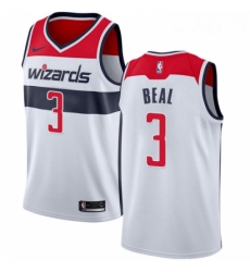 Mens Nike Washington Wizards 3 Bradley Beal Authentic White Home NBA Jersey Association Edition Mens Nike Washington Wizards 3 Bradley Beal Authentic White Home NBA Jersey Association Edition