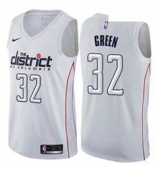 Mens Nike Washington Wizards 32 Jeff Green Swingman White NBA Jersey City Edition Mens Nike Washington Wizards 32 Jeff Green Swingman White NBA Jersey City Edition